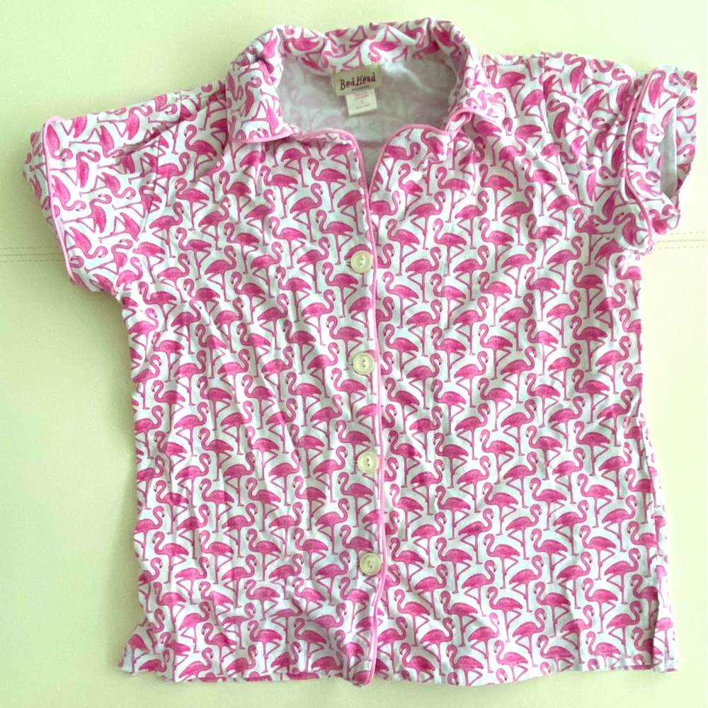 bed head flamingo pajama shirt